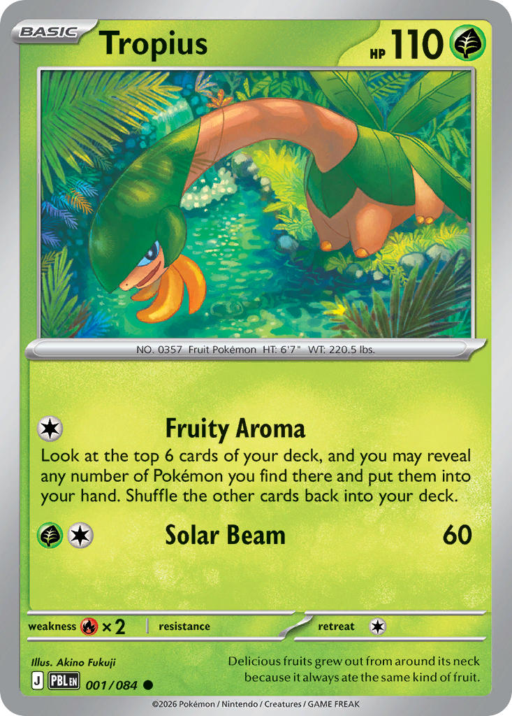 Tropius - 001/084 (PBL) Common