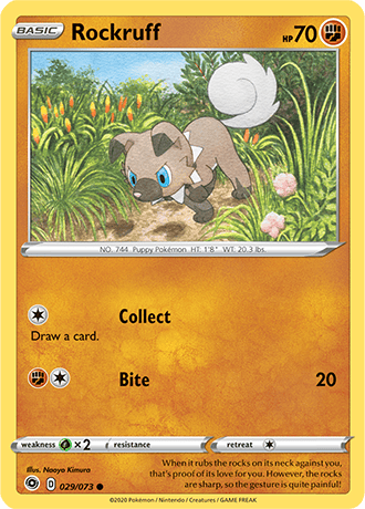 Rockruff - 29/73 (CHP) Common - Near Mint