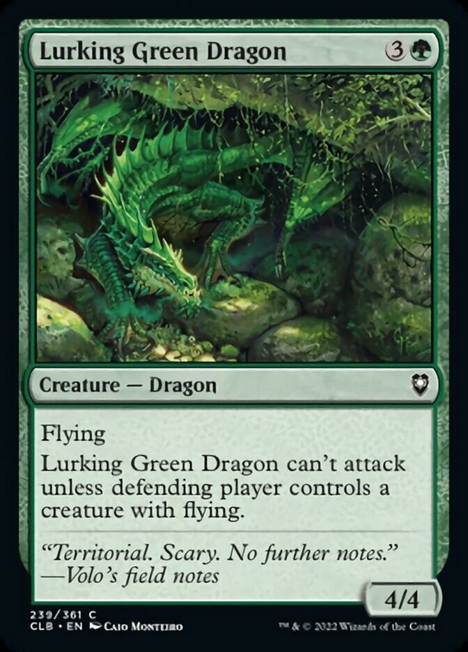 Lurking Green Dragon (CLB-C)