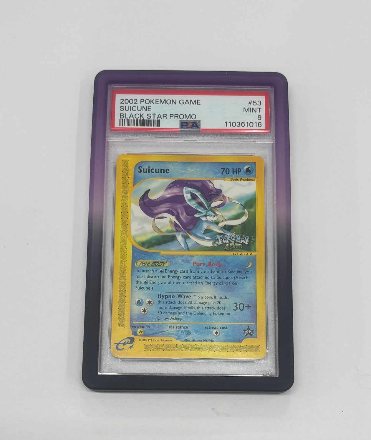 Suicune - 53 (Black Star Promo) (Graded - PSA 9)