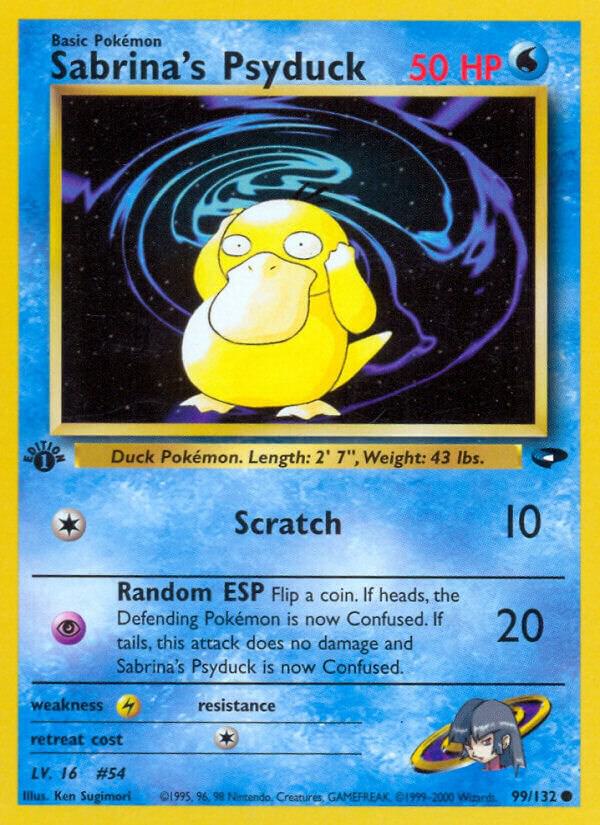 Sabrina's Psyduck - 99/132 (G2) Common - Near Mint 1st Edition