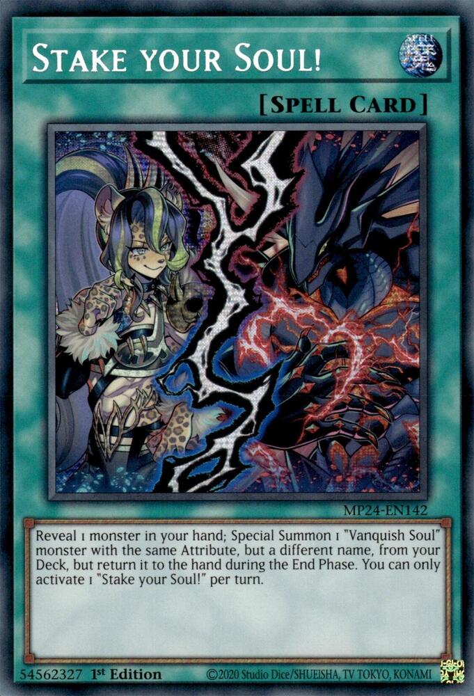 Stake your Soul! (MP24-EN142) Prismatic Secret Rare - Near Mint 1st Edition