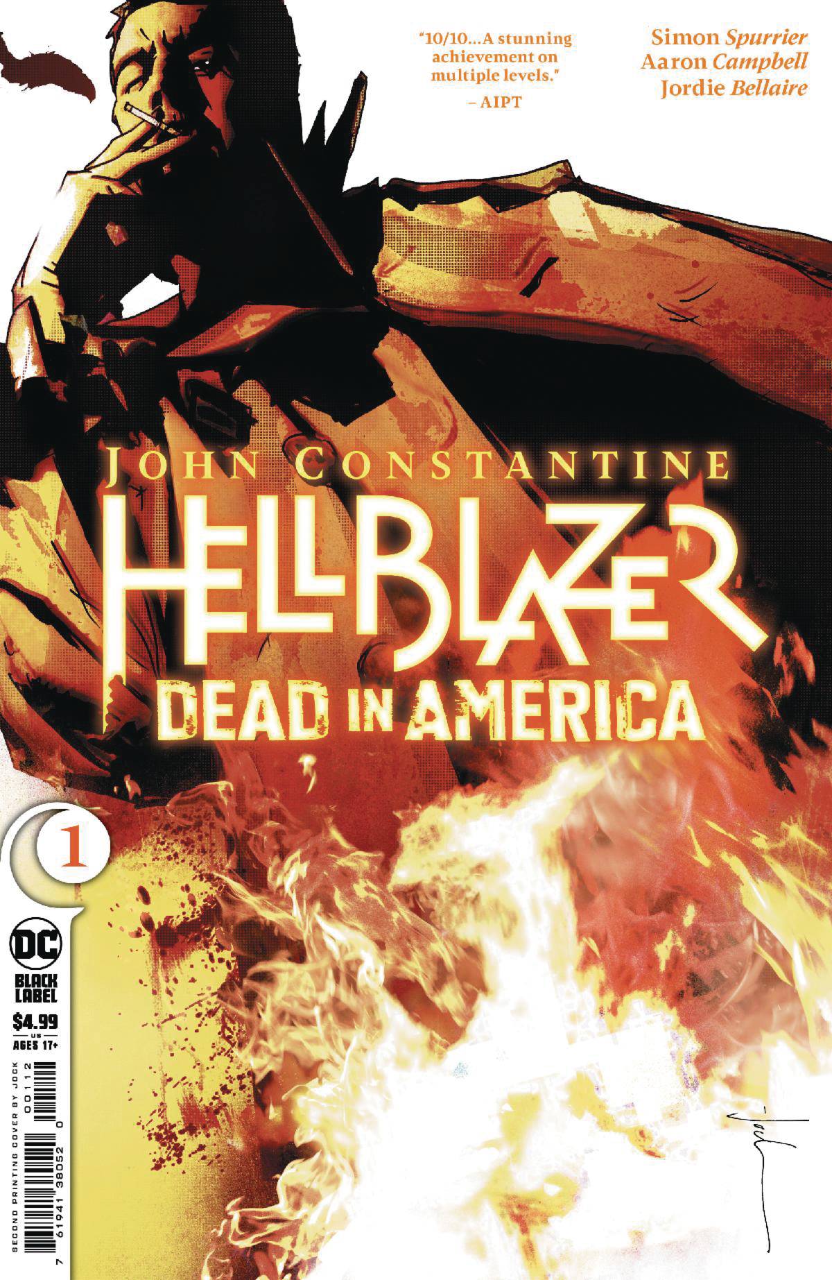 JOHN CONSTANTINE HELLBLAZER DEAD IN AMERICA #1 Second Printing