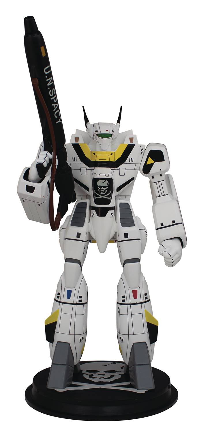 ROBOTECH BATTLOID VF1S ROY FOKKER 14IN POLYSTONE STATUE