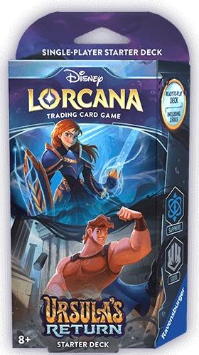 Lorcana TCG: Set 4 Ursula's Return - Starter Deck: Sapphire / Steel