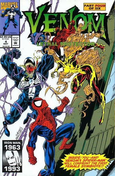 Venom: Lethal Protector (1993 Series) #4 (9.4) 1st Cameo App Life Foundation Symbiote