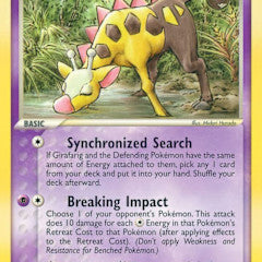 Girafarig - 16/97 (DR) Rare - Near Mint Reverse Holofoil