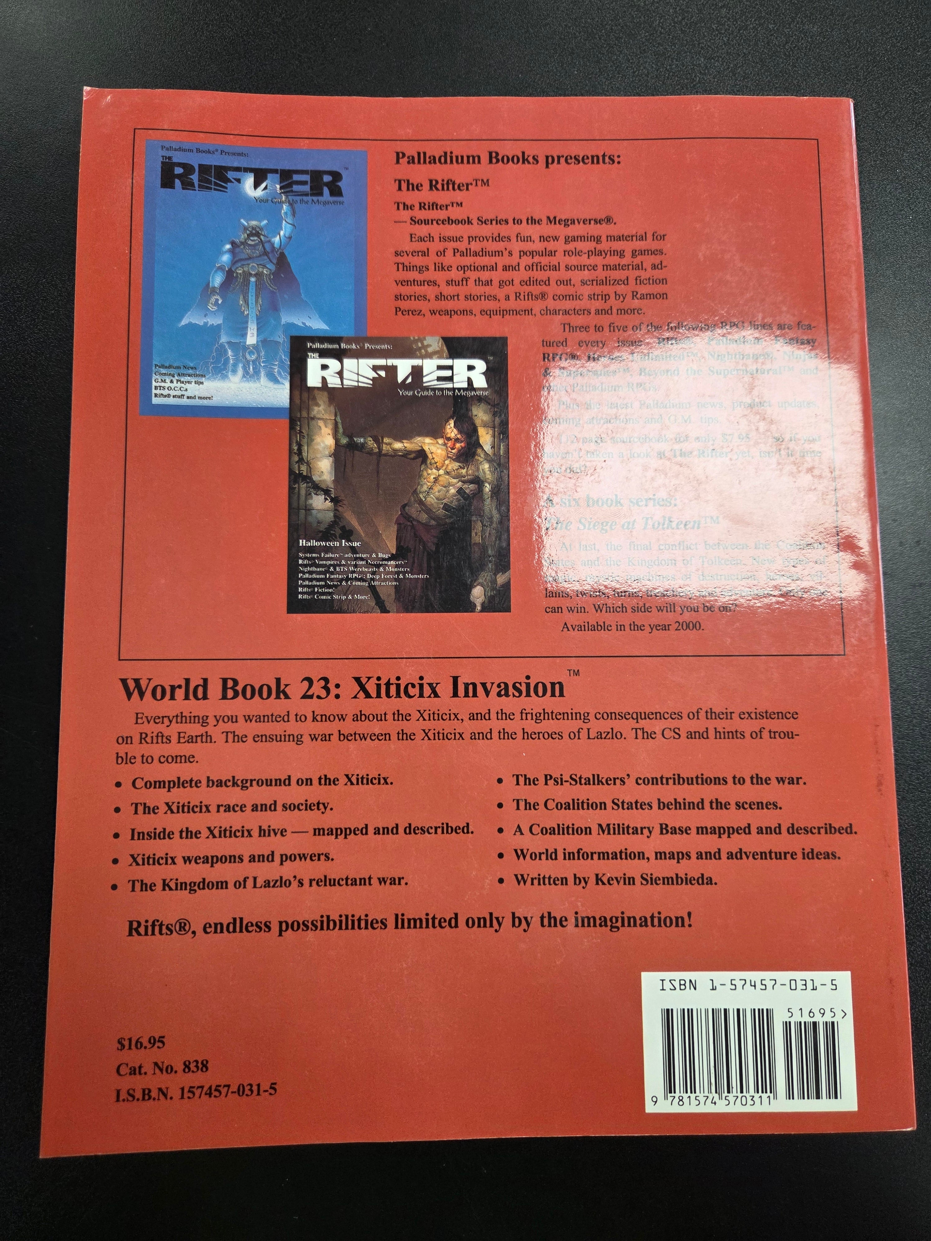 RIFTS World Book 23: Xiticix Invasion (USED)