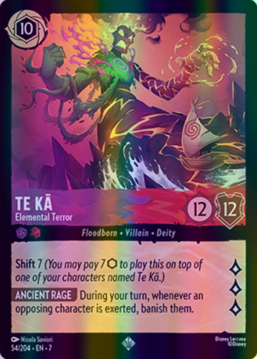 Te Ka - Elemental Terror (Archazia's Island - 054/204) Super Rare