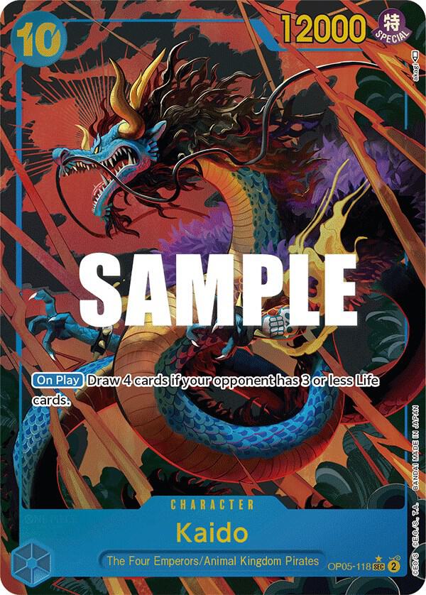 Kaido (OP05-118 SEC) Alternate Art