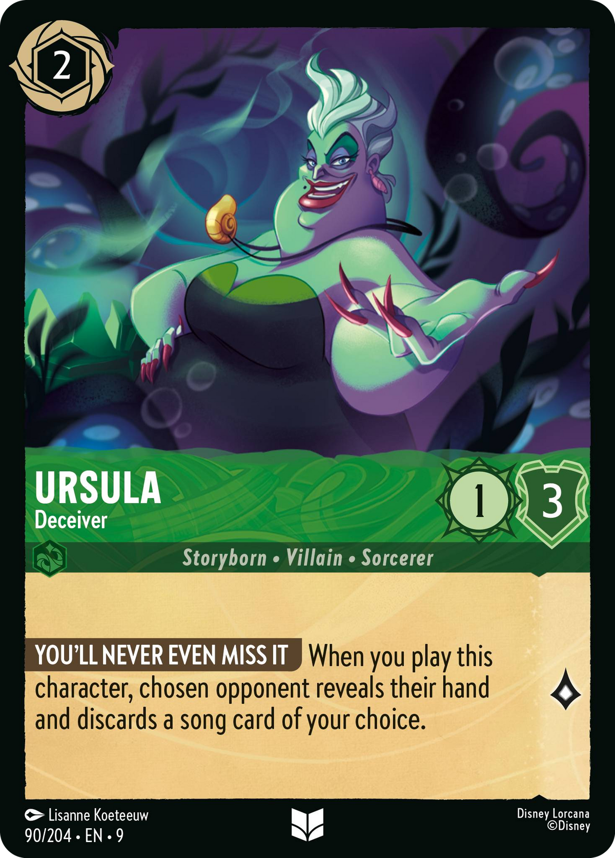Ursula - Deceiver (090/204 - Fabled) Uncommon
