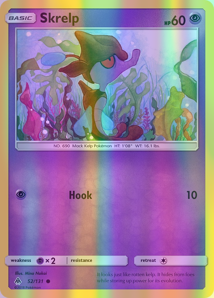 Skrelp - 052/131 (FLI) Common - Near Mint Reverse Holofoil