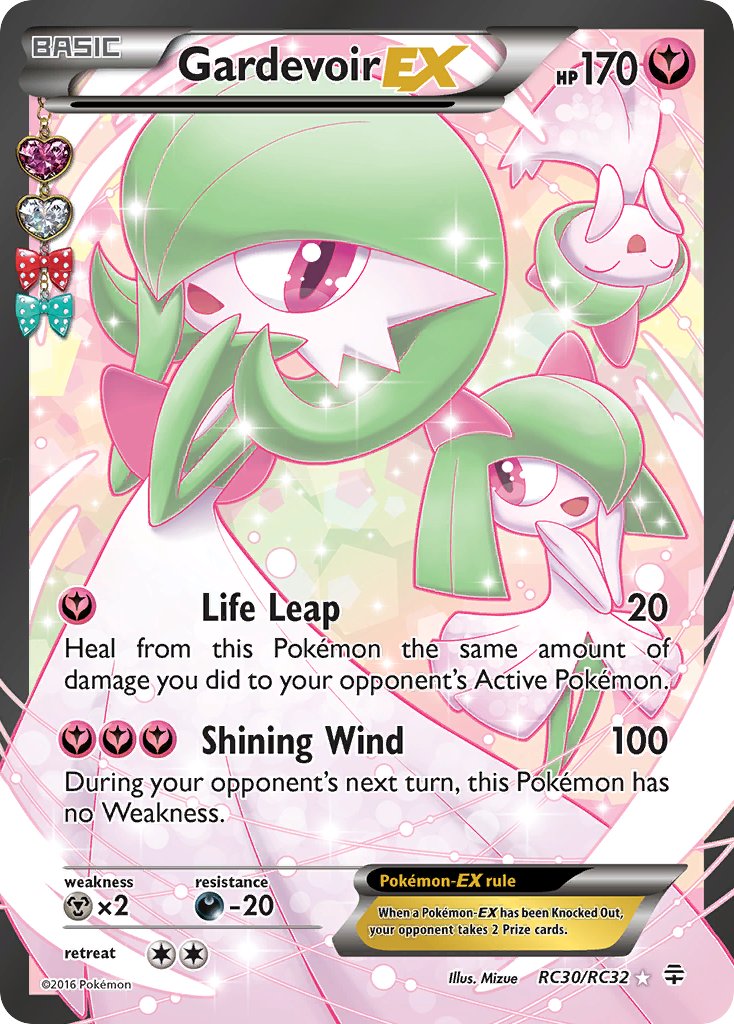 Gardevoir EX (Full Art) - RC30/RC32 (GEN:RC) Ultra Rare - Near Mint Holofoil