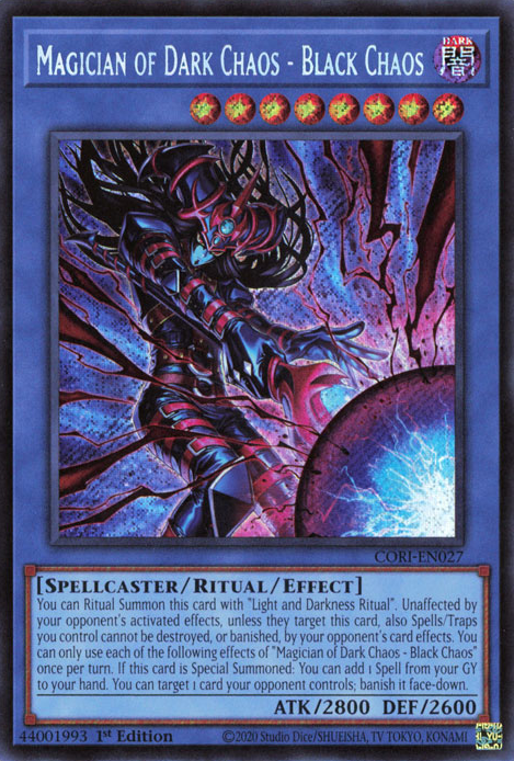 Magician of Dark Chaos - Black Chaos (CORI-EN027)