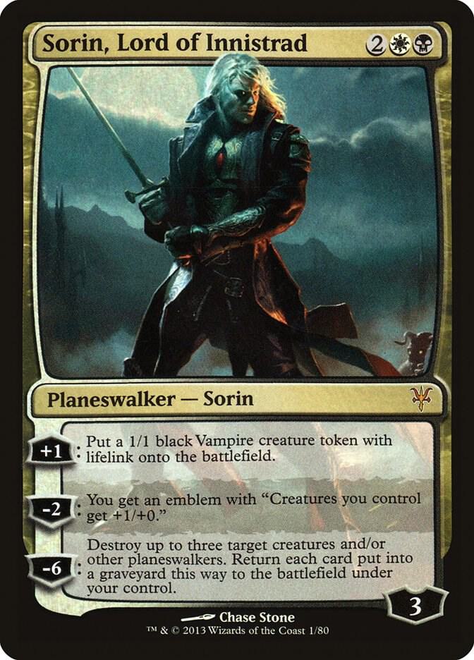 Sorin, Lord of Innistrad (DDK-M) Heavy Play