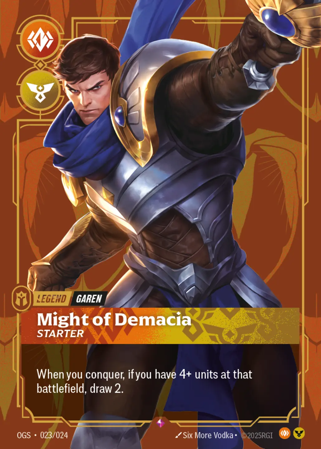 Garen - Might of Demacia (Starter) - 023/024 (OGS) Rare