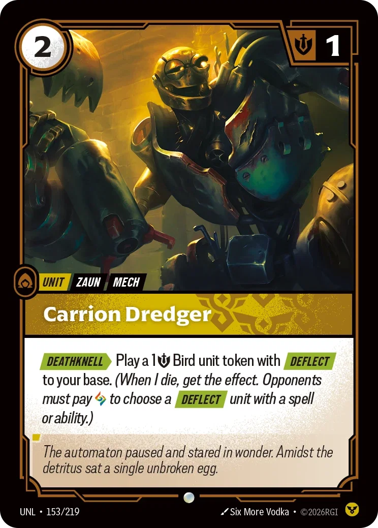 Carrion Dredger - 153/219 (UNL) Common