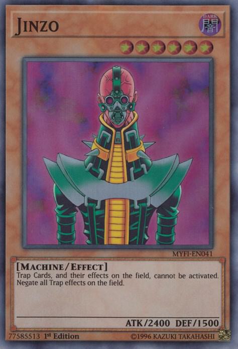 Jinzo (MYFI-EN041) Super Rare - Damaged