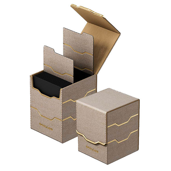 Gatherers' Tavern Domaru Deckbox: Armory Horizon 100+ Top-load - Alabaster