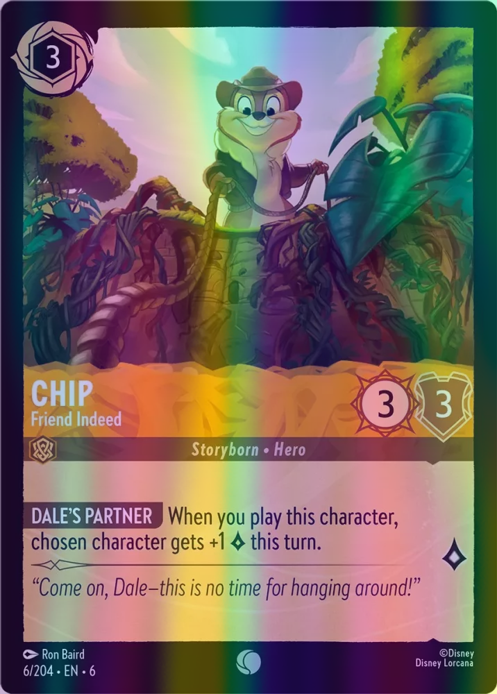 Chip - Friend Indeed (Azurite Sea 006/204) Common - Near Mint Cold Foil