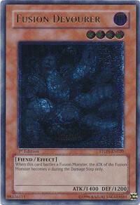 Fusion Devourer (STON-EN020) Ultimate Rare - Moderatly Play