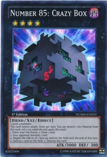 Number 85: Crazy Box (NUMH-EN033) 1st Edition Super Rare - Near Mint