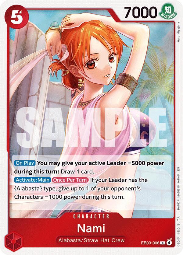 Nami - EB03-006 (EB-03) R - Near Mint