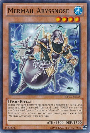 Mermail Abyssnose (CBLZ-EN033) Common - Near Mint Unlimited