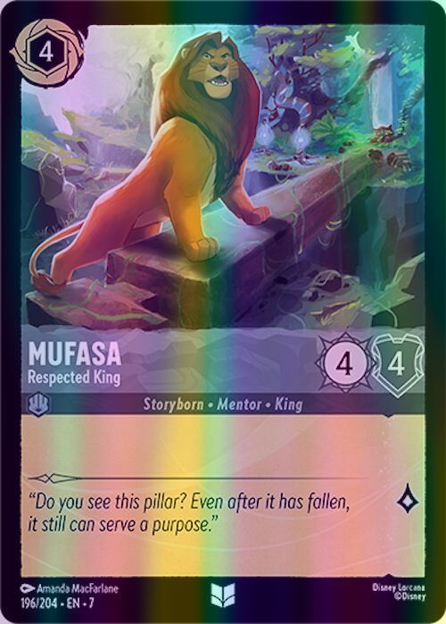 Mufasa - Respected King (Archazia's Island - 196/204) Uncommon