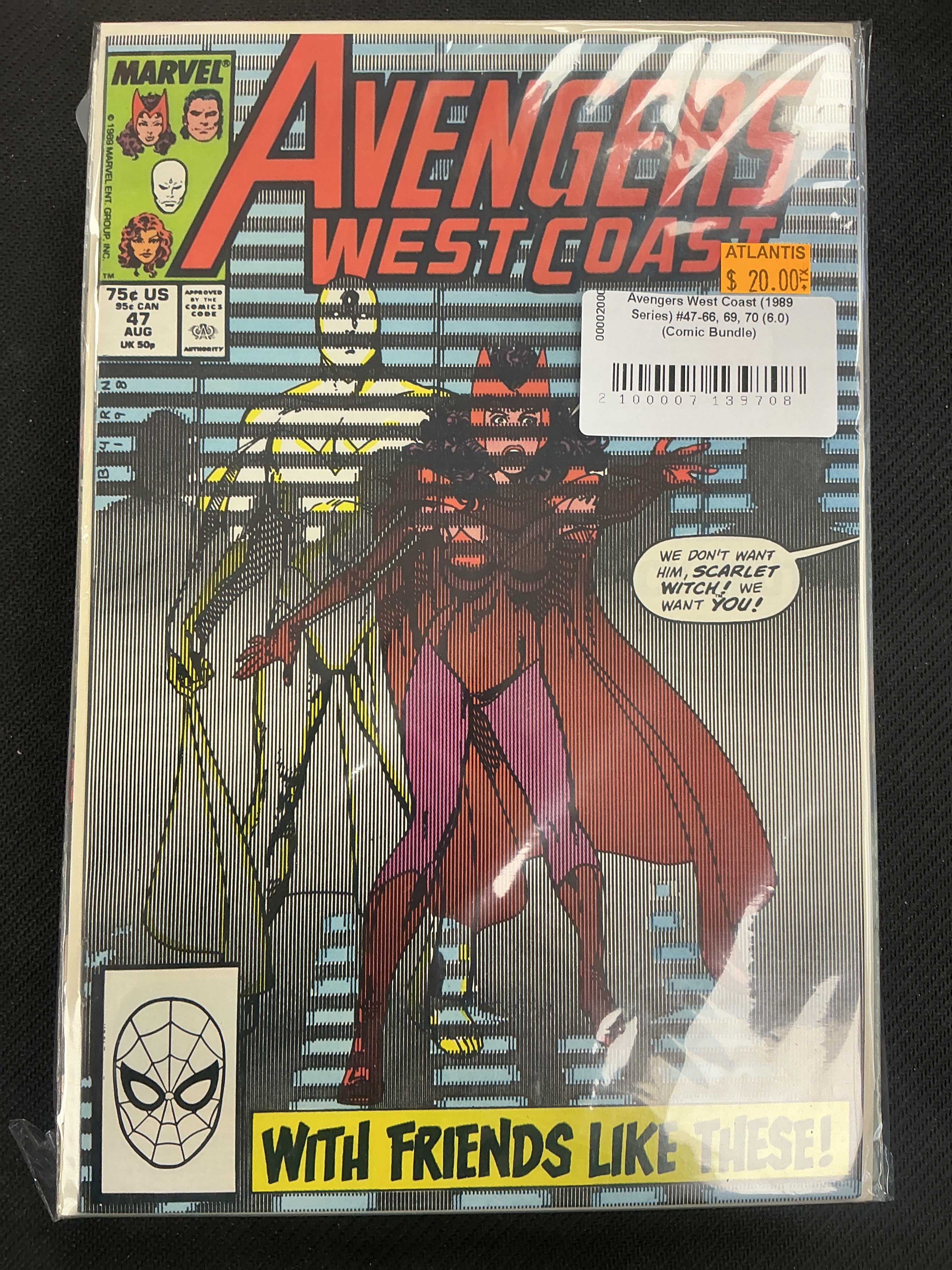 Avengers West Coast (1989 Series) #47-66, 69, 70 (6.0) (Comic Bundle)
