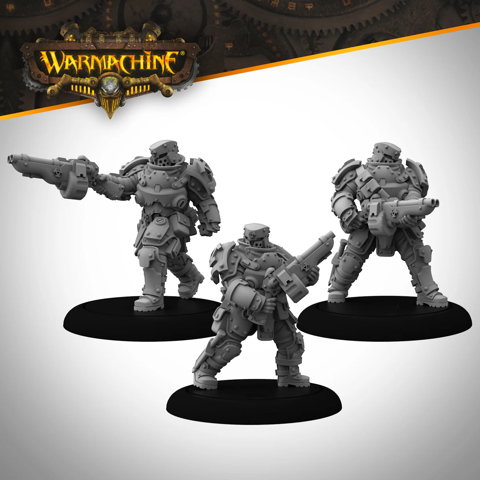 Warmachine MKIV (PIP 24012): Khador Winter Korps - Shocktrooper Gunners