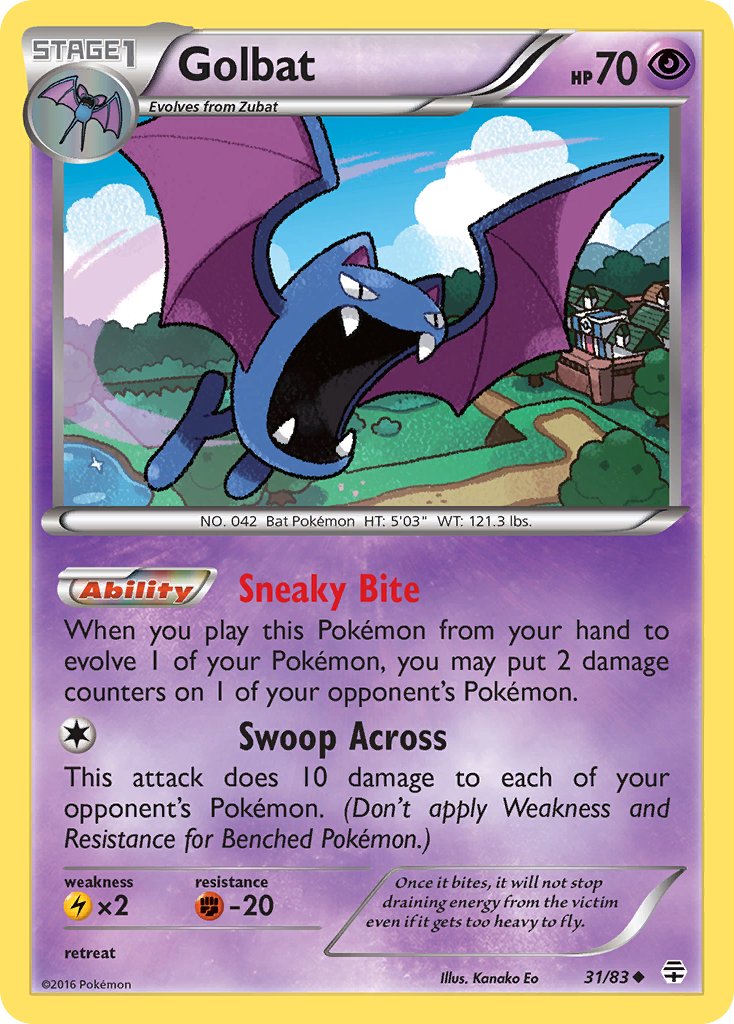 Golbat - 031/083 (GEN) Uncommon - Near Mint