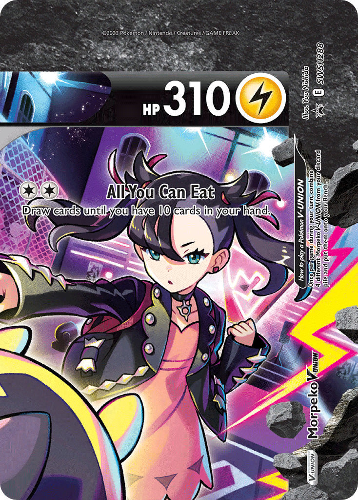 Morpeko V-Union - SWSH288 (SWSH:PR) Promo - Near Mint Holofoil