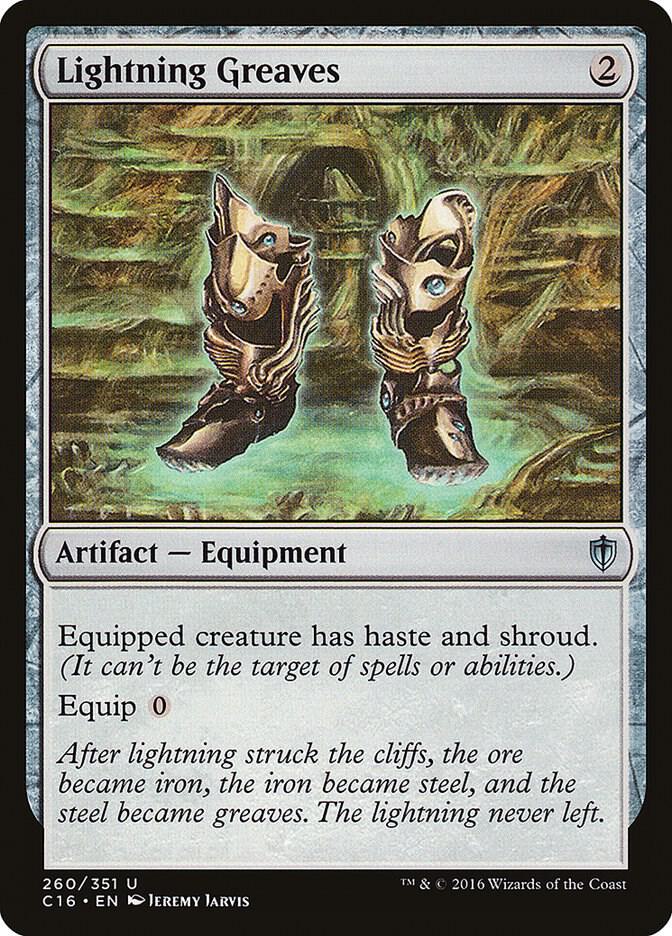 Lightning Greaves (C16-U) Light Play