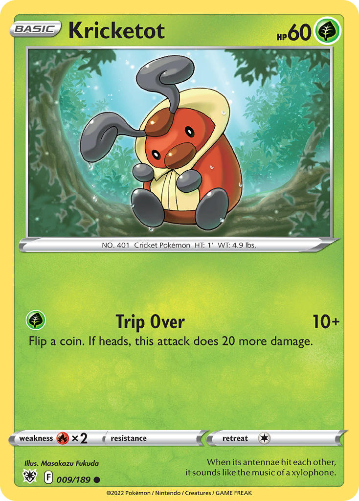 Kricketot - 009/189 (SWSH10) Common - Near Mint