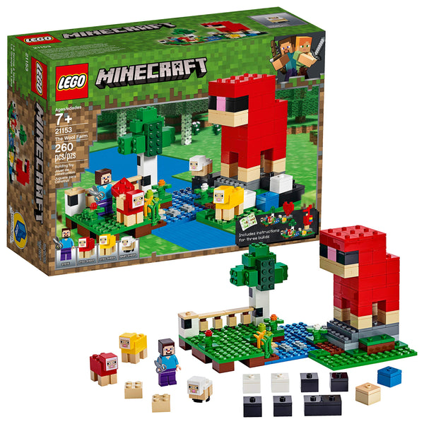 Lego: Minecraft - The Wool Farm (21153)