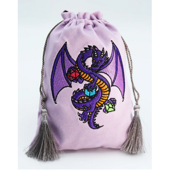 Dice Bag - Purple Dragon