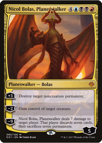 Nicol Bolas, Planeswalker (E01-M) Light Play