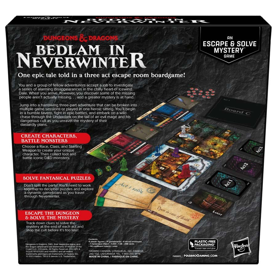 D&D: Bedlam in Neverwinter - A Ready-to-Play, Three Part Escape Room Adventure