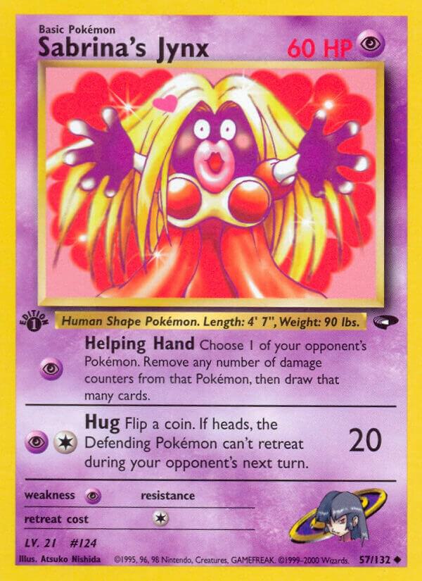 Sabrina's Jynx -57/132 (G2) Uncommon Moderately Played Unlimited