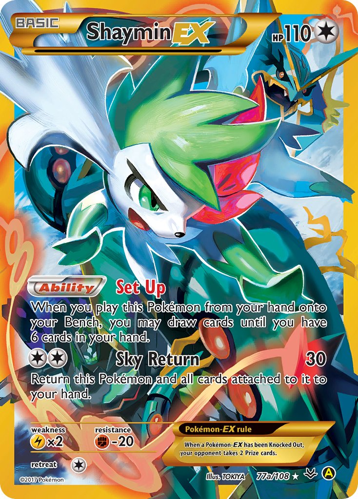 Shaymin EX (77a/108) - 077a/108 (ROS) Promo - Alternate Art Holofoil
