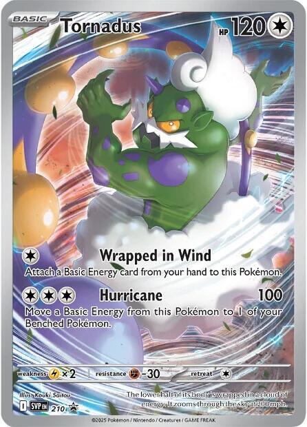 Tornadus - 210 (SVP) Promo - Near Mint Holofoil