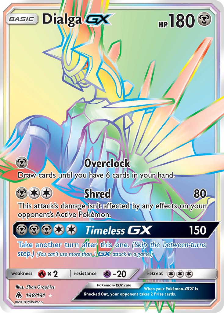 Dialga GX - 138/131 (FLI) Secret Rare - Near Mint Holofoil