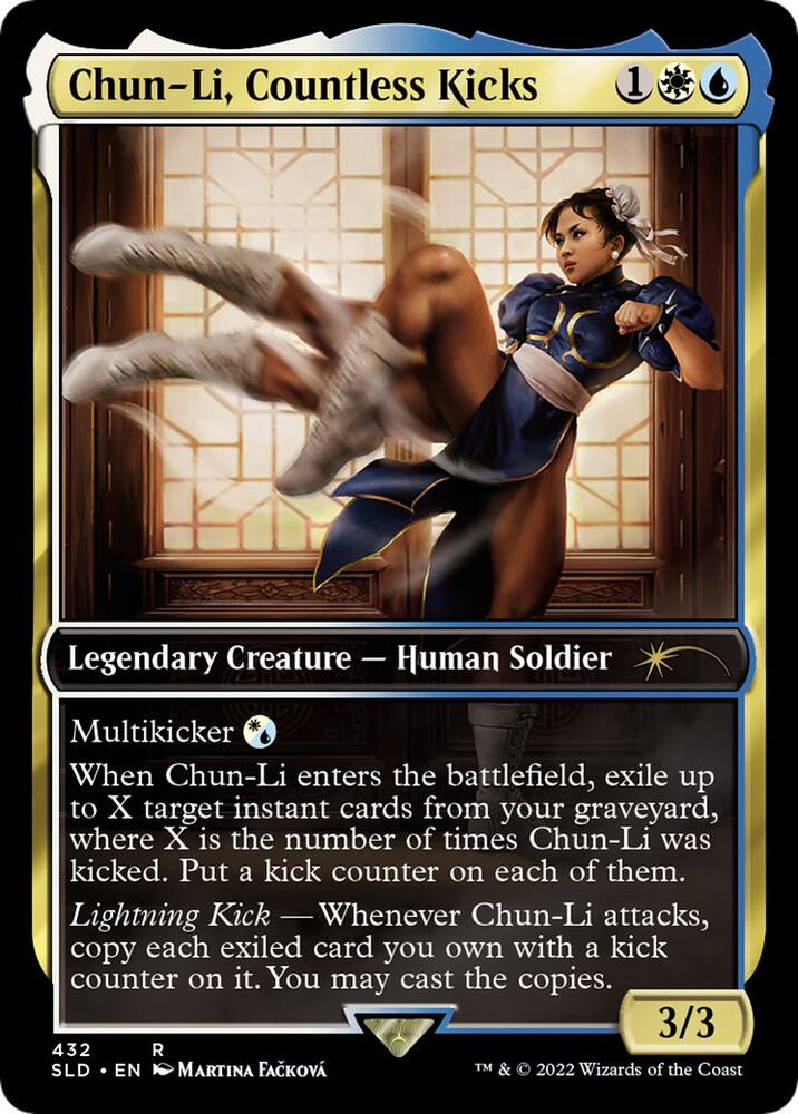 Chun-Li, Countless Kicks #432 (SLD-R)