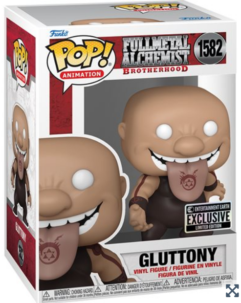 POP Figure: Full Metal Alchemist Brotherhood #1582 - Gluttony (EE)