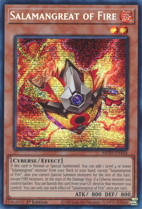 Salamangreat of Fire (MP25-EN144)