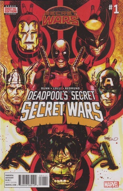 Deadpool's Secret Secret Wars (2015 Series) #1-4 Comic Bundle (Complete Series)