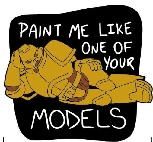 Atlantis Swag: 2025 Paint Me Like One Of Your Models Gold Edition 1.5" Pin