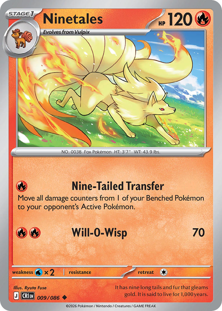 Ninetales - 009/086 (CRI) Uncommon
