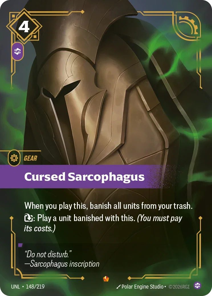 Cursed Sarcophagus - 148/219 (UNL) Epic